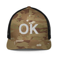 Oklahoma OK Closed Back Trucker Hat