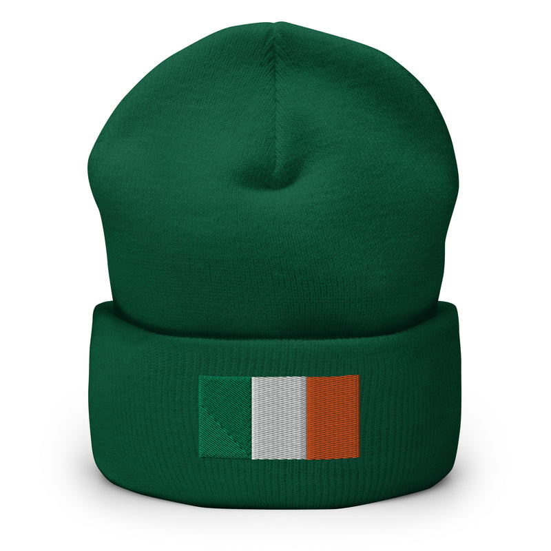 Flag of Ireland Cuffed Beanie