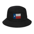 Texas Flag Denim Bucket Hat
