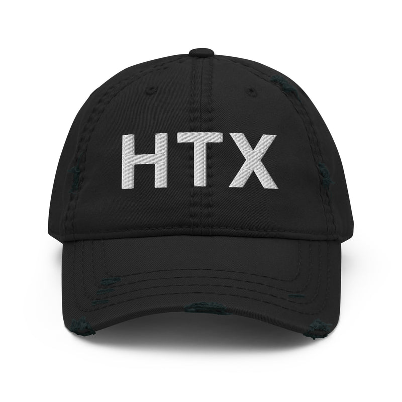 HTX Houston Texas Distressed Dad Hat