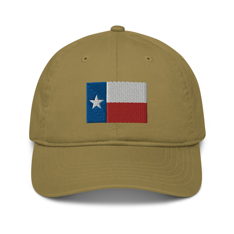 Texas Flag Organic Cotton Dad Hat
