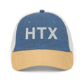 HTX Houston Texas Faded Trucker Hat