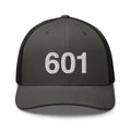 601 Jackson Mississippi Area Code Trucker Hat