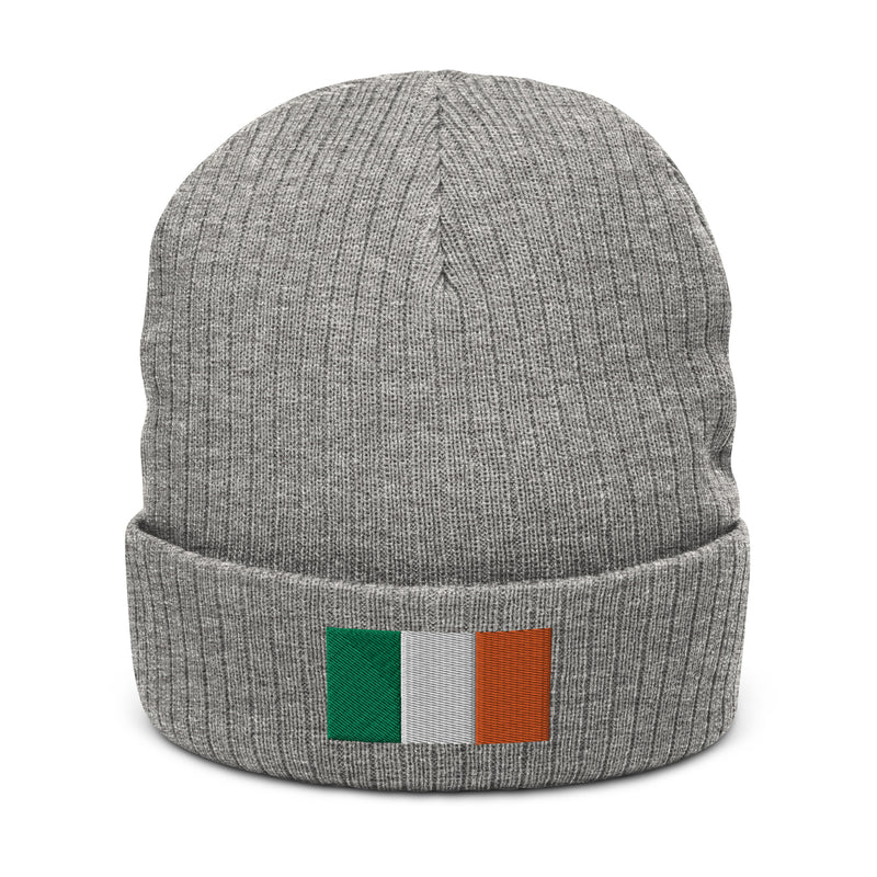 Flag of Ireland Recycled Polyester Cuffed Beanie