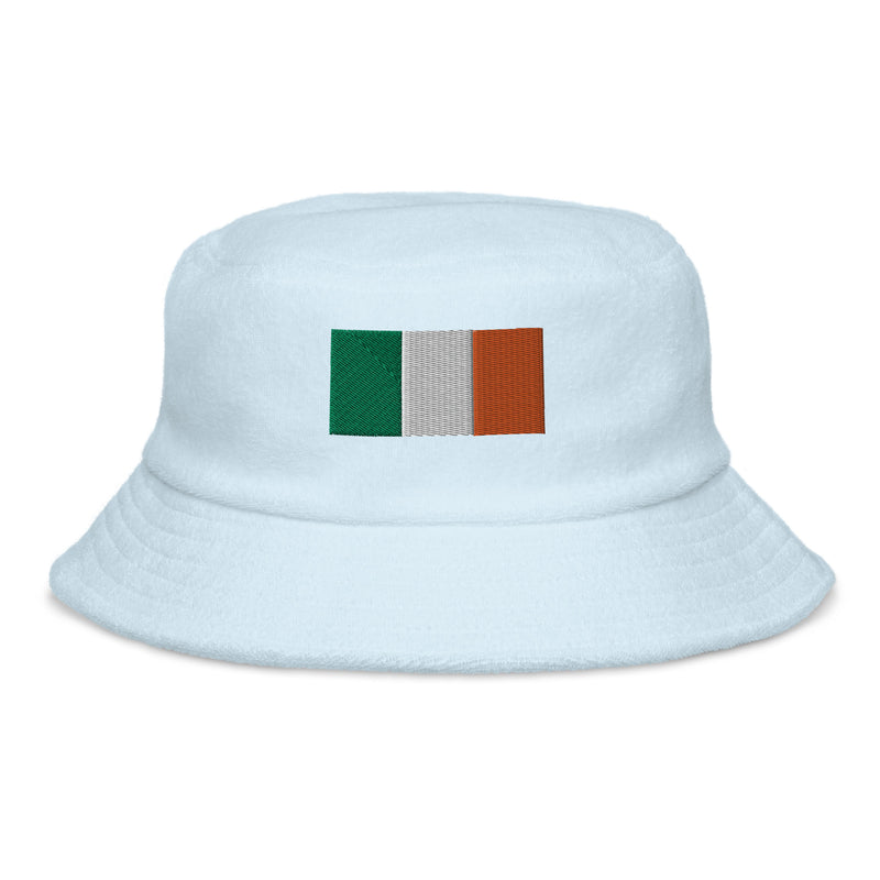 Flag of Ireland Terry Cloth Bucket Hat