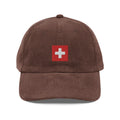 Switzerland Flag Corduroy Hat