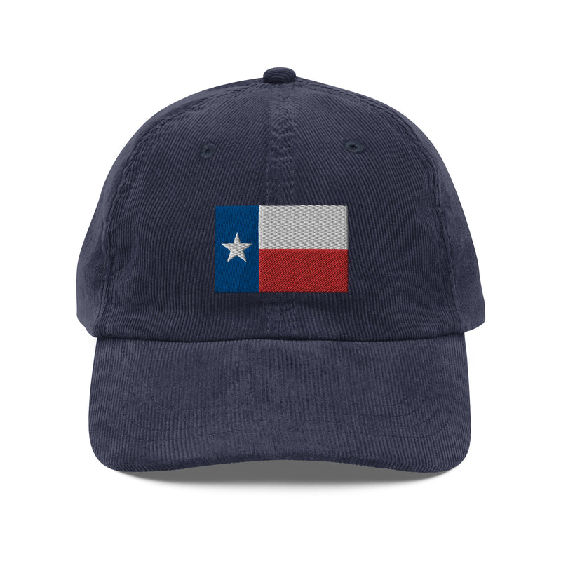 Texas Flag Corduroy Hat.