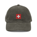 Switzerland Flag Corduroy Hat