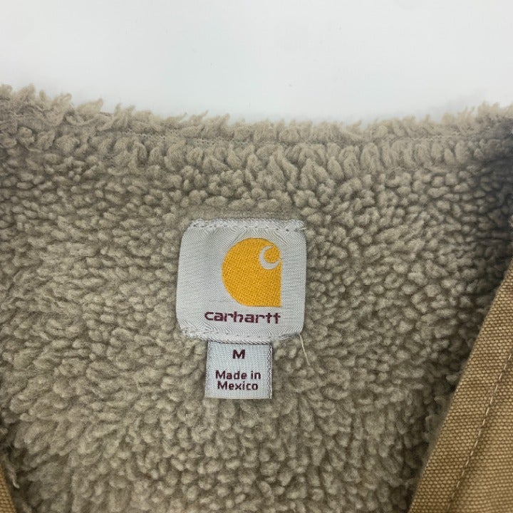 Vintage Sherpa Lined Carhartt Vest Size M