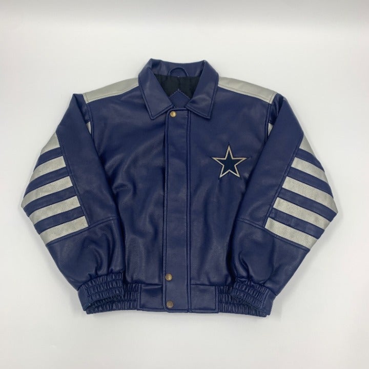 Vintage Youth Dallas Cowboys Leather Jacket