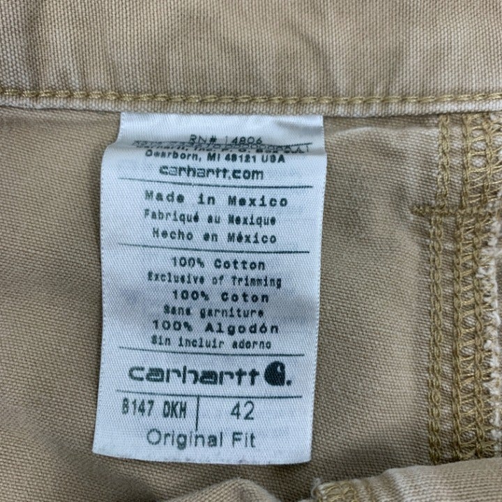 Carhartt B147 Carpentry Shorts Size 42