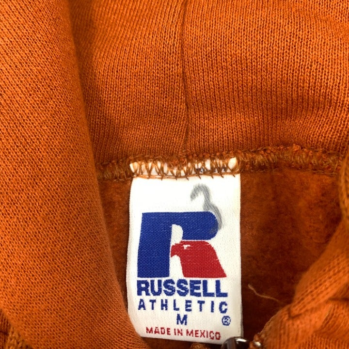Vintage Longhorns Full Zip Russell Athletic Hoodie Size M
