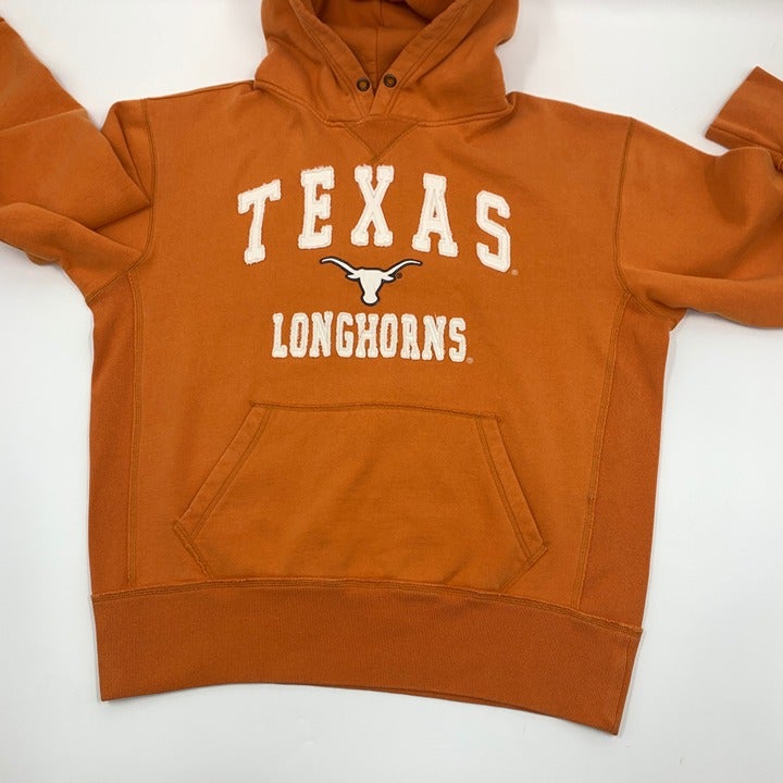 Texas Longhorns Reverse Weave Hoodie Size XL