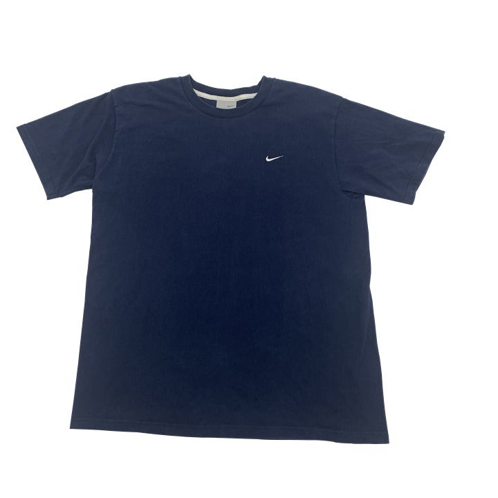 Navy Blue Nike Embroidered T-Shirt Size L