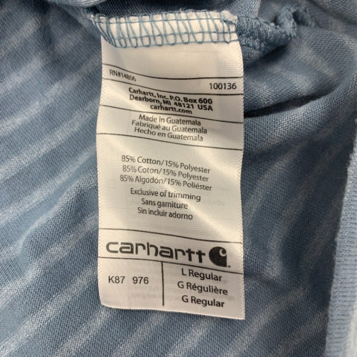 Stripped Carhartt Pocket T-shirt size L