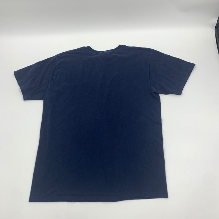 Navy Blue Nike Embroidered T-Shirt Size L