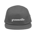 Cursive Greenville SC Five Panel Camper Hat