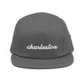Cursive Charleston SC Five Panel Camper Hat
