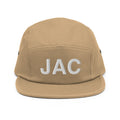 JAC Jackson Hole Airport Code Five Panel Camper Hat