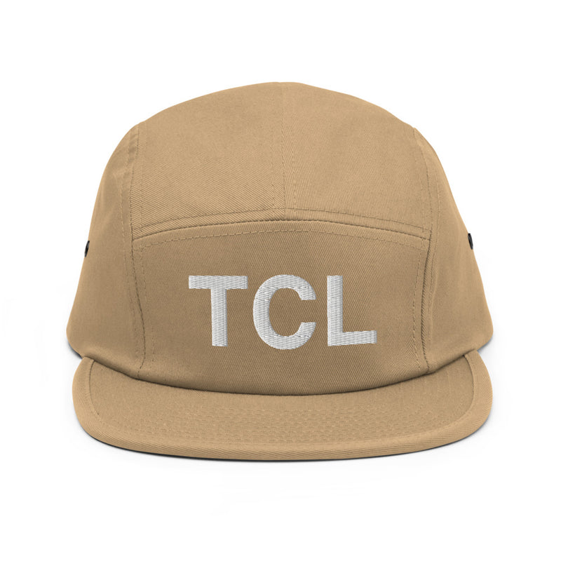 TCL Tuscaloosa Airport Code Five Panel Camper Hat