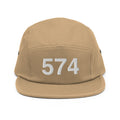 574 South Bend IN Area Code Camper Hat