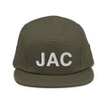 JAC Jackson Hole Airport Code Five Panel Camper Hat