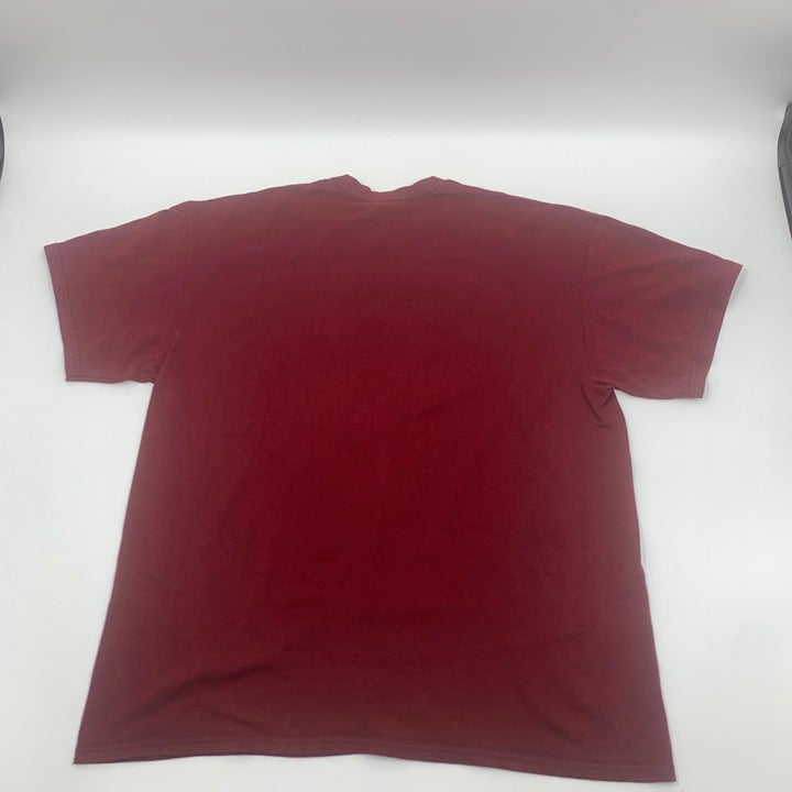 Maroon Nike Embroidered T-Shirt Size 2XL