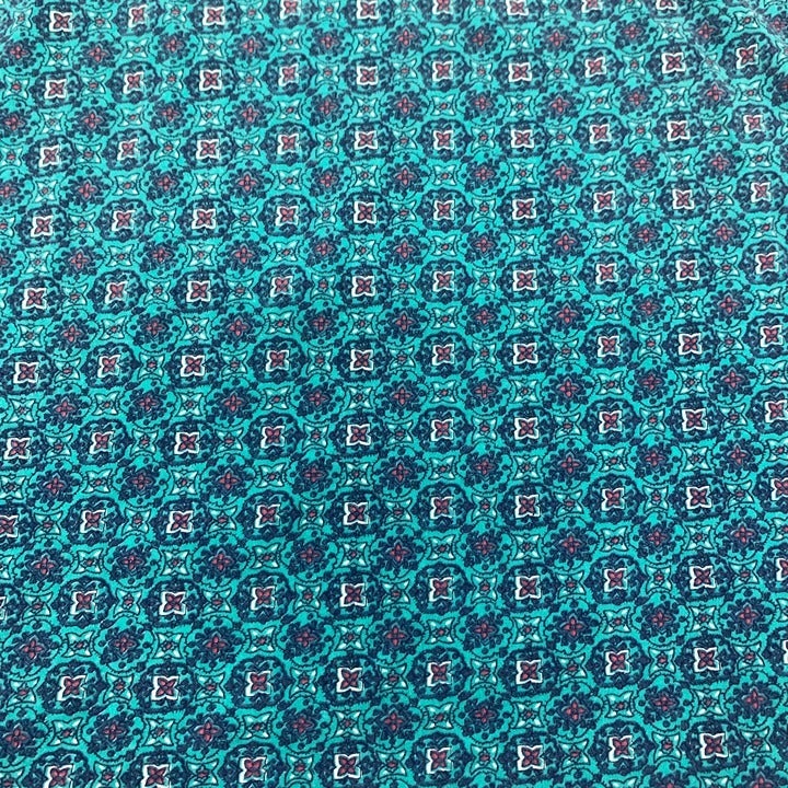 Vintage Jack Nicklaus Teal All Over Print Polo Size 2XL Tall