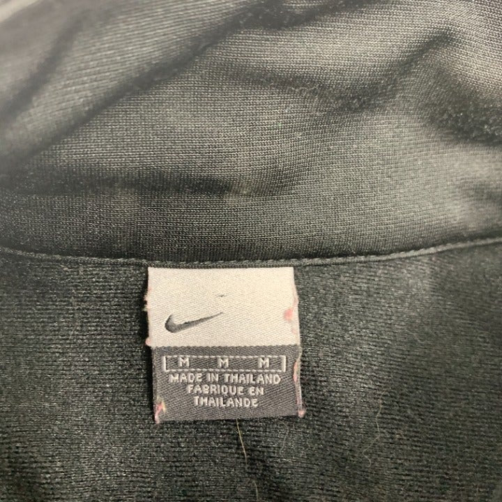 Vintage Black & Silver Nike Track Jacket Size M
