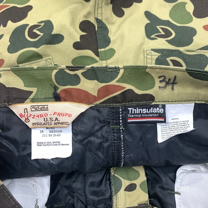 Wall's Blizzard Proof Duck Camo Pants Made In USA