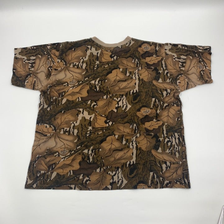 1995 Texas Wildlife Expo Fall Foliage Camo Pocket T-shirt