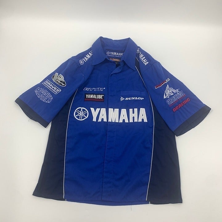 Yamaha Factory Racing Pit Crew Button Shirt