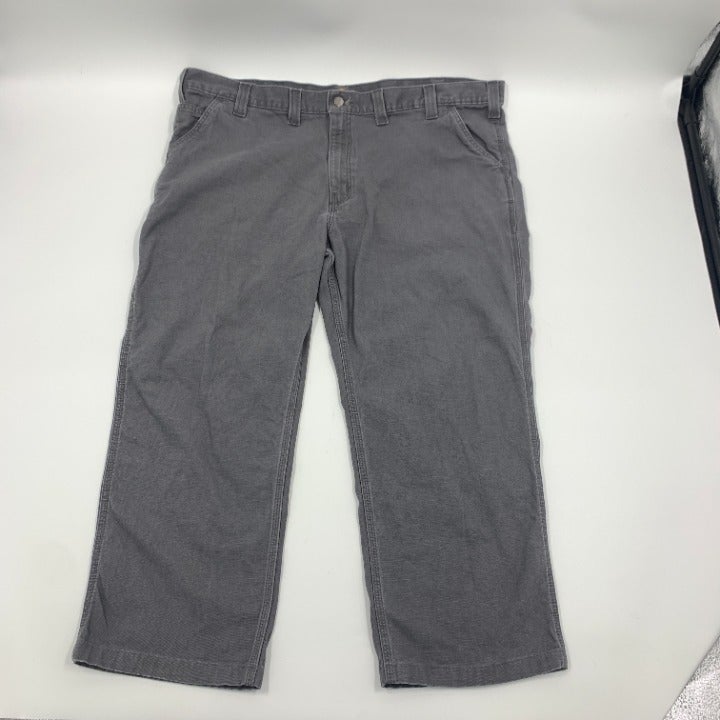 Gray Carhartt Relaxed Fit 5 pocket Pants Size 44x26
