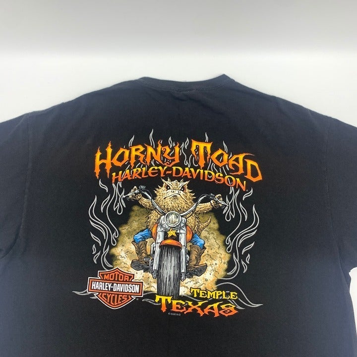 Temple TX Horney Toad Harley Davidson T-Shirt Size 2XL