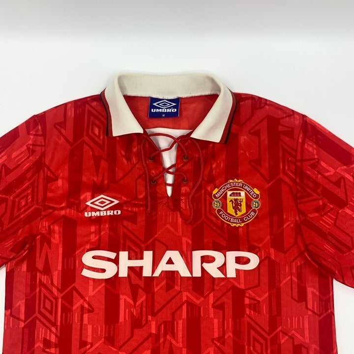 Vintage Manchester United 1992/1993 Home Jersey Size M