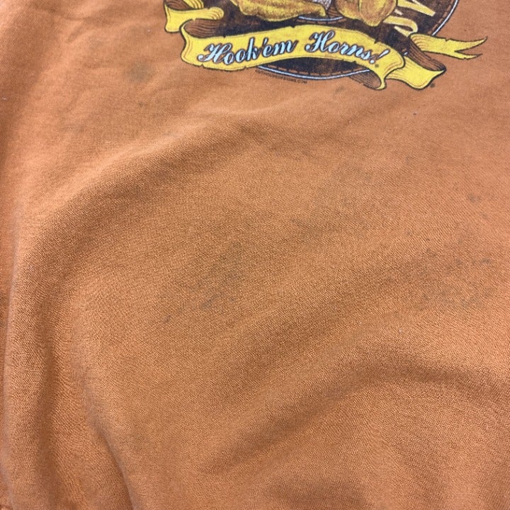 Vintage Texas Longhorns Tatted Longhorn Logo Sweatshirt Size XL