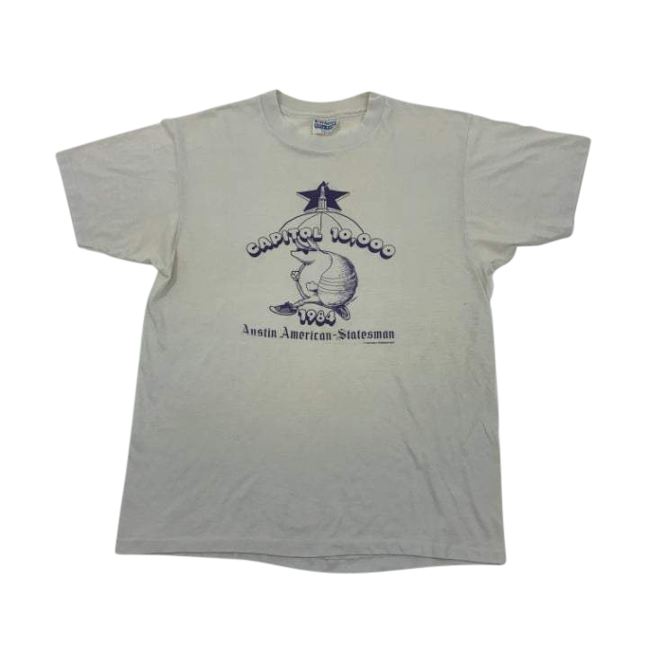 1984 Austin Texas 10k Paper Thin T-shirt Size L