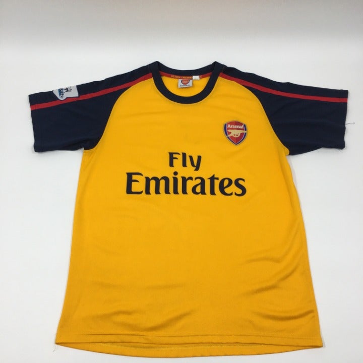 Yellow Arsenal Soccer Jersey size XL