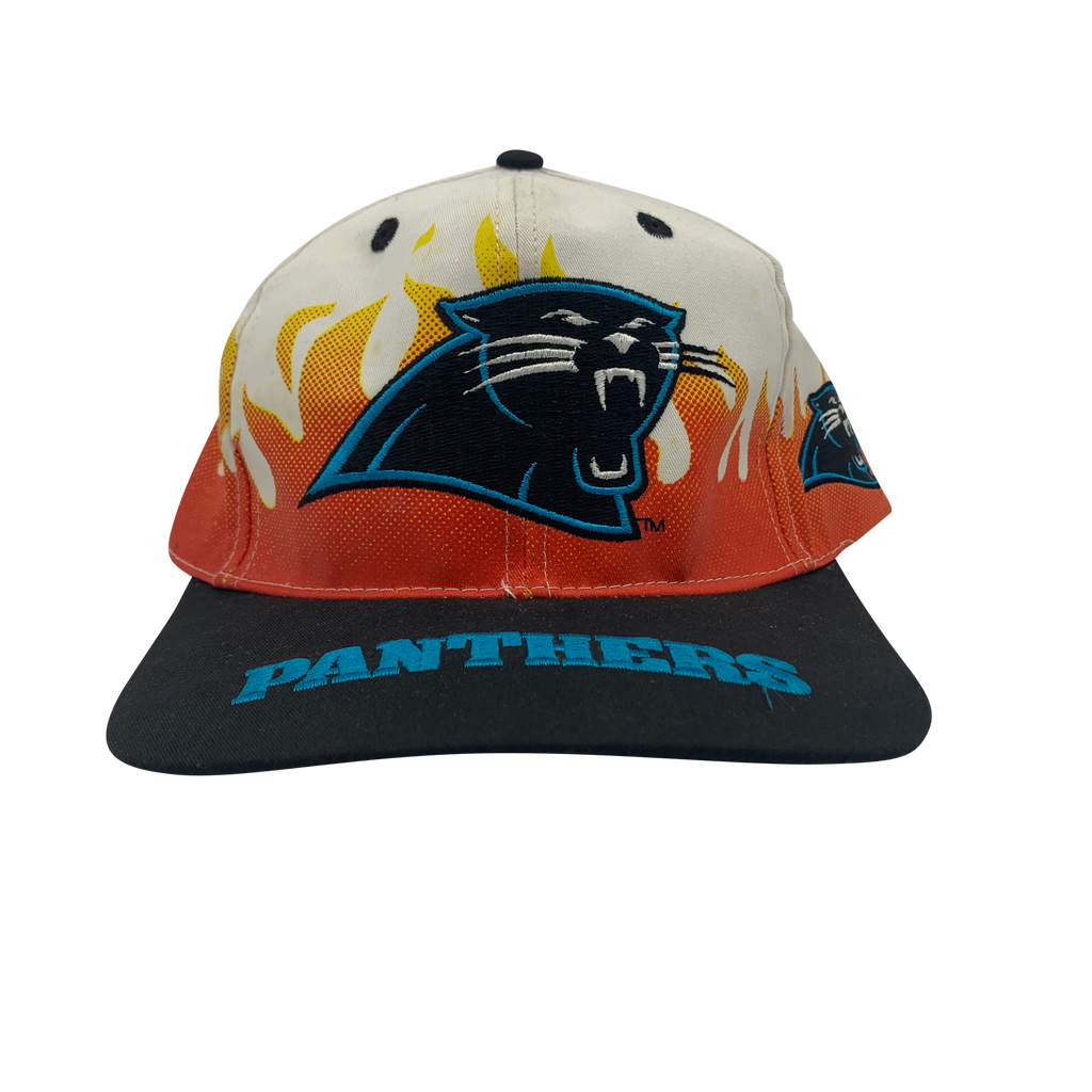 Vintage Carolina Panthers On Fire Snapback