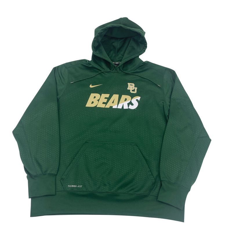 Baylor Bears Nike Therma Fit Hoodie Size 2XL.