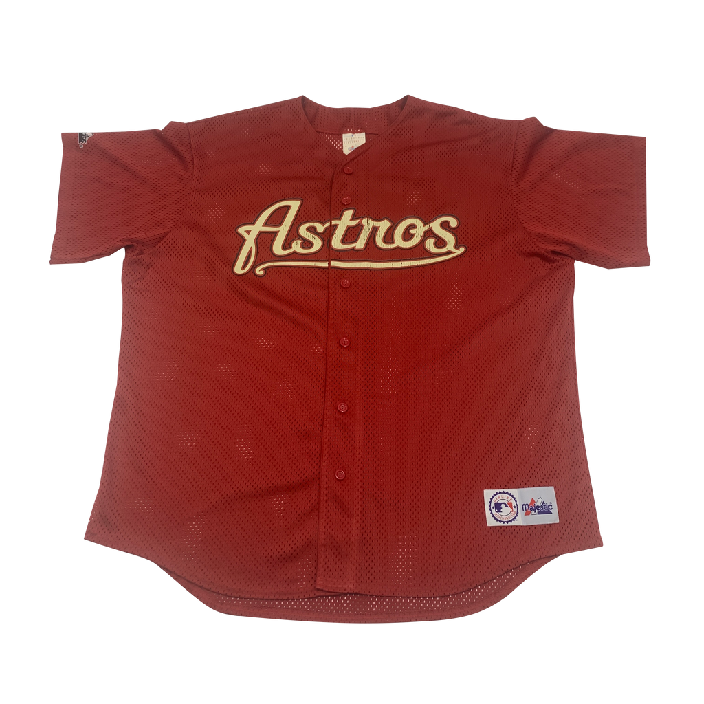 Astros button up deals jersey