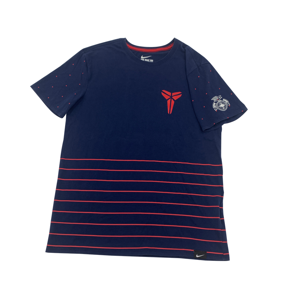 Navy Blue Kobe Bryant Mamba Logo T shirt Size L