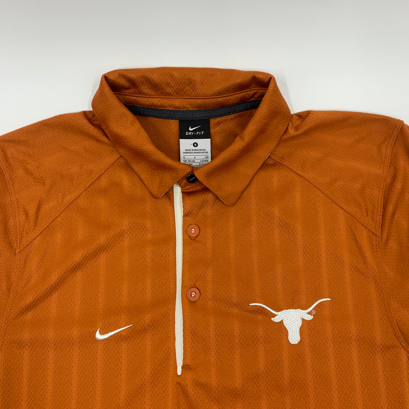 Burnt orange Texas Longhorns Nike polo size S