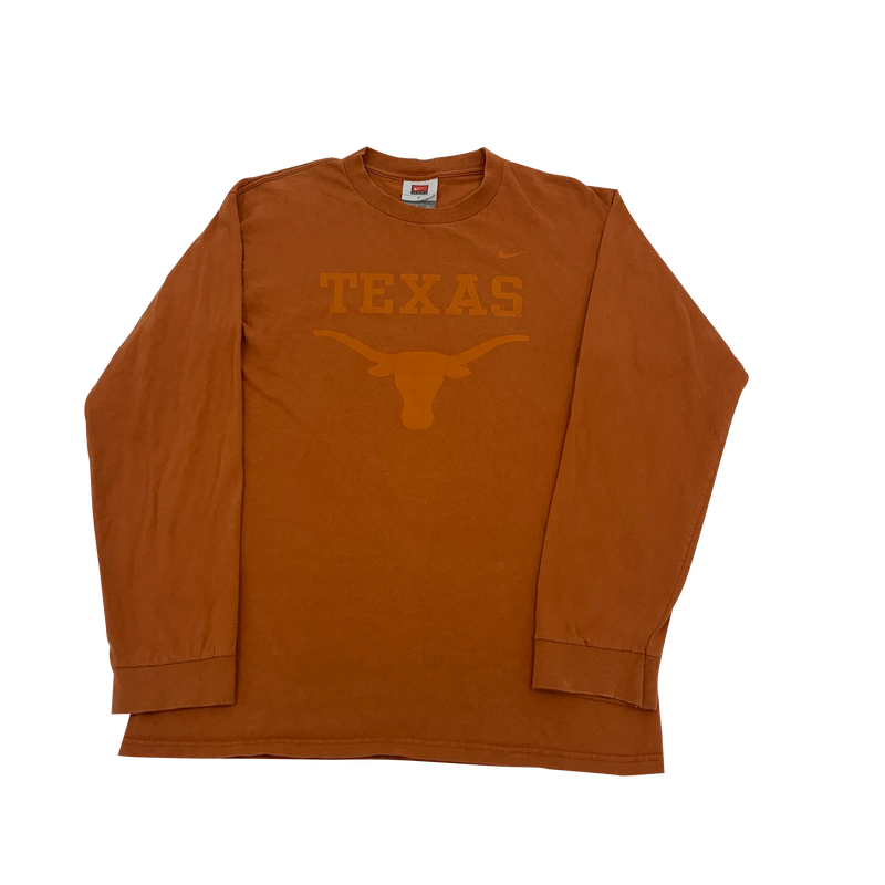 Long Sleeve Nike Texas Longhorns T-shirt Size S