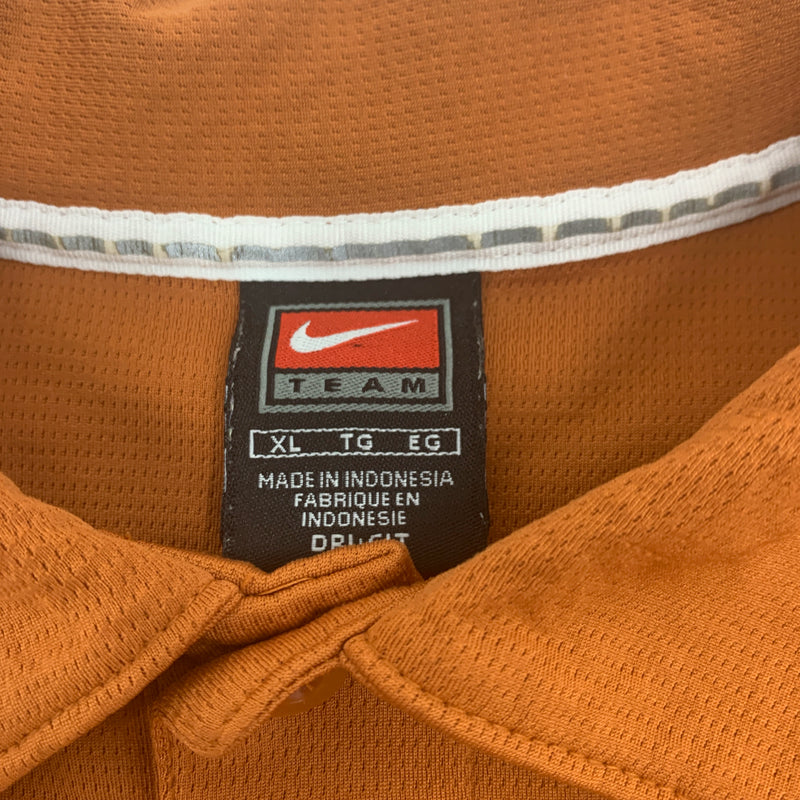 Burnt orange Nike Texas Longhorns polo size XL