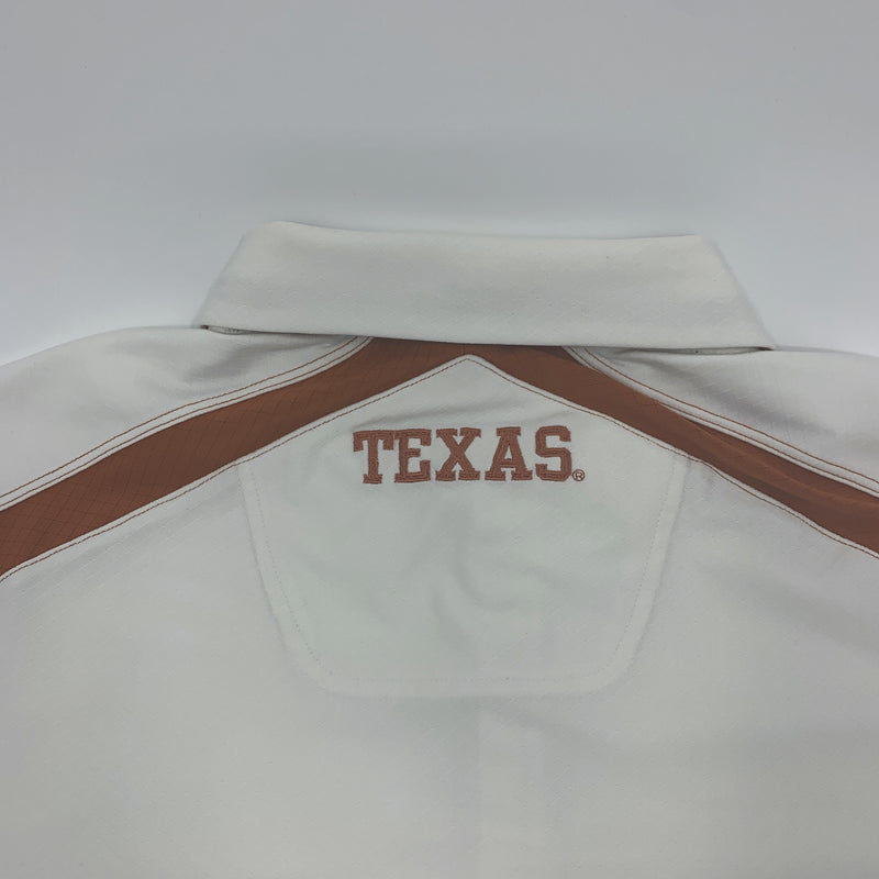 White Nike Texas Longhorns Polo Size L