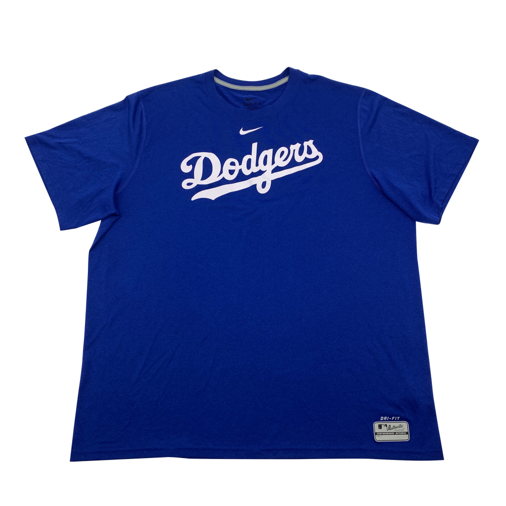 LA Dodgers Nike Center Swoosh Dri Fit T-shirt Size 2XL