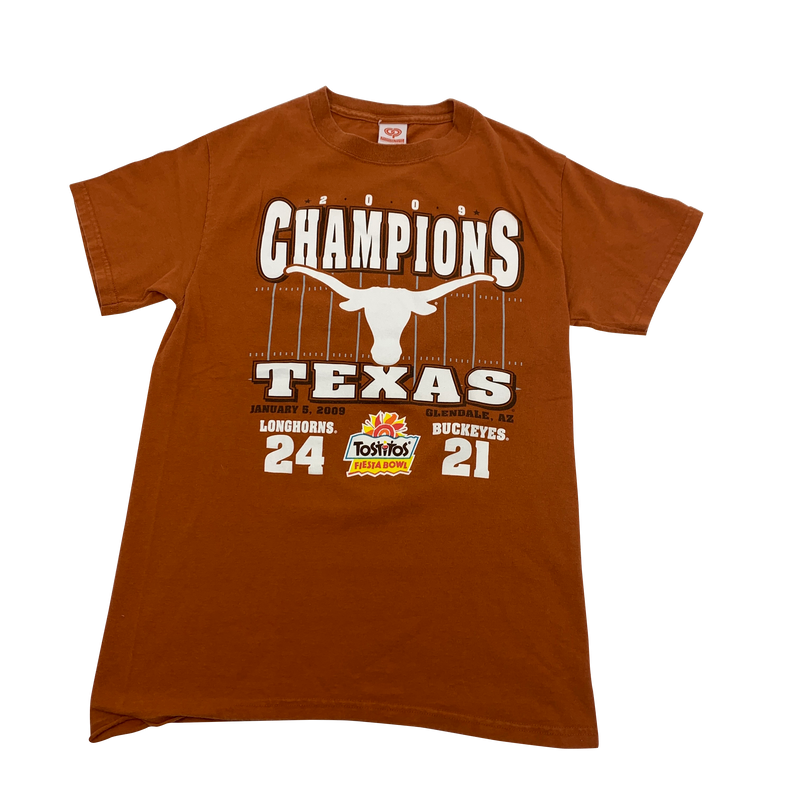 Texas Longhorns 2005 Tostitos Bowl Champs T-shirt Size S