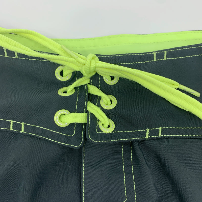 Neon Green Nike Swim Trunks Size 36