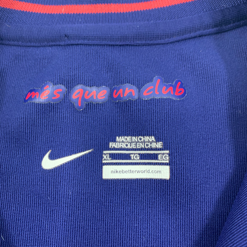 Youth FC Barcelona Nike zip up sweater